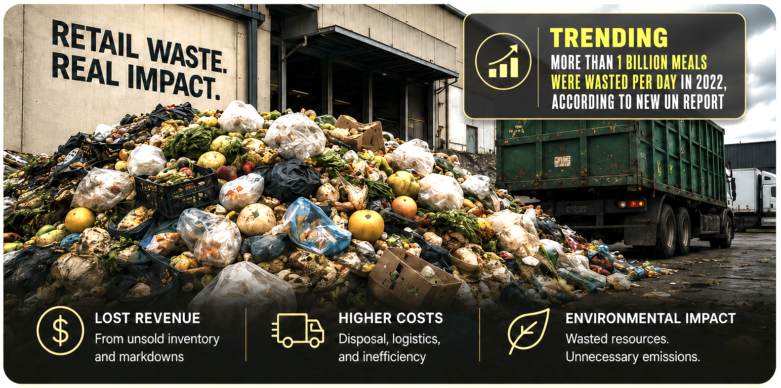 Retail waste has real financial and environmental impact.