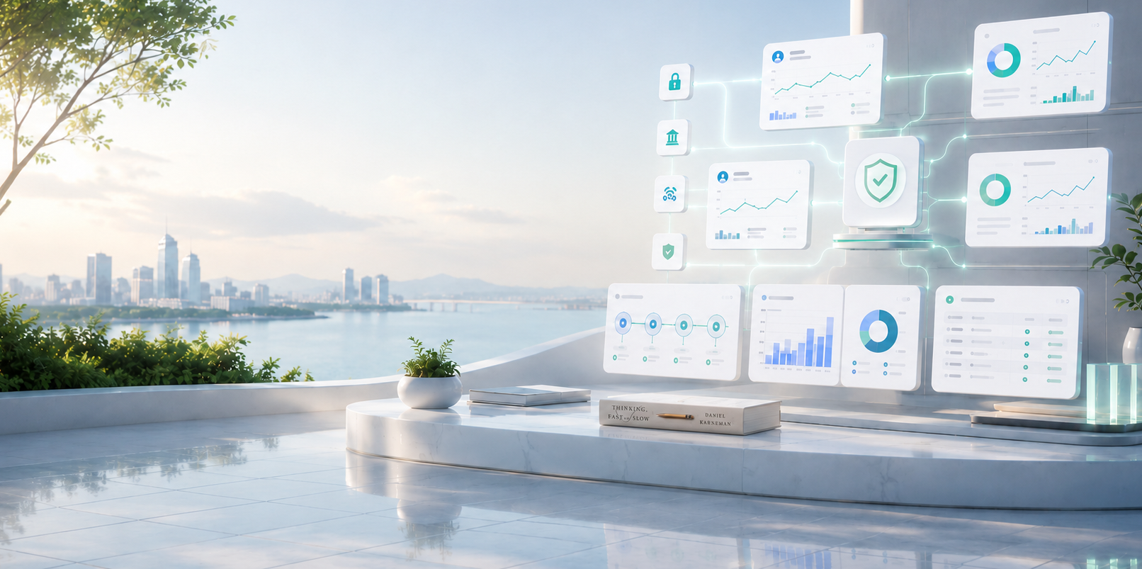 Genysis command center showing broker connectivity, strategy signals, execution monitoring, records, and reporting dashboards.